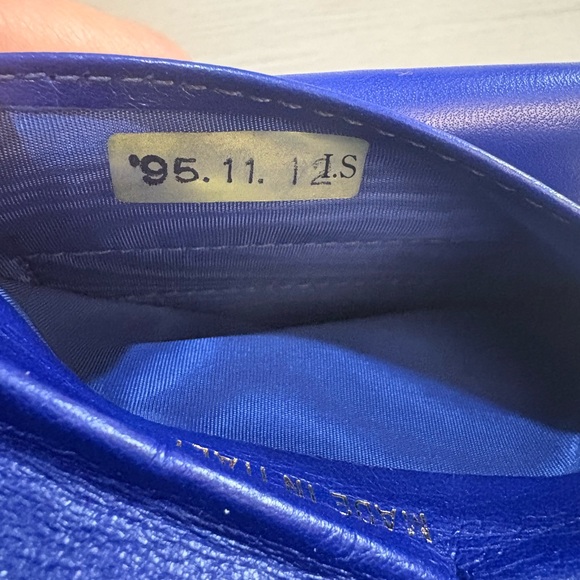 Chanel Vintage Caviar Leather Wallet – Blue 3.5"x4.75" - Picture 7 of 16